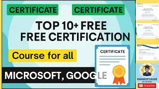 Top 10 Free Certificate that will help you to get the job | add in resume CV or linkden profile