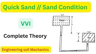 Quick sand and sand Condition !! Engineering Soil Mechanics !! T.U. !! Po.U !!