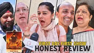 Dasara Movie (Hindi) | FIRST DAY FIRST SHOW | Honest Public Review | Nani, Keerthy Suresh