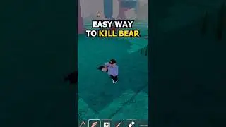 EASY WAY TO KILL BEAR! #roblox
