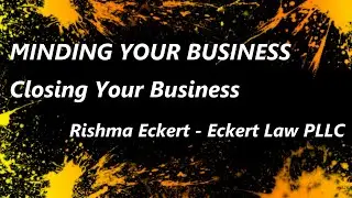 Closing Your Business