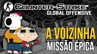 A Voizinha em CS GO - A Miss&atilde;o Mais &Eacute;pica, Trickshot Fail, e mais!