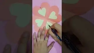 easy love card idea/easy craft idea #youtubeshorts #shorts #ytshorts #viral #diy #craft #diycraft