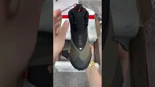 Мужские зимние кроссовки Nike ACG Mountain Fly High Fur Khaki Black, термо ботинки текстиль А4839