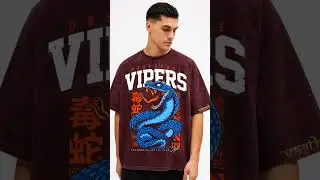 Unleash the Viper ⚡Turn heads with this bold oversized premium graphic t-shirt from&nbsp;Vasthr&nbsp;#Vasthr