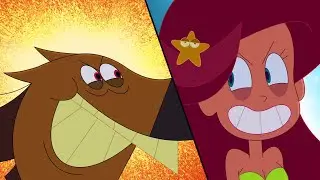 ZIG e SHARKO 🌴 Espírito de equipe! 🎾 Zig e Sharko Brasil | Desenho Animado em português
