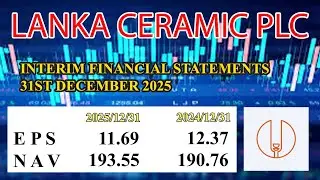 Lanka Ceramic PLC (CERA.N0000) Nine Months 2025/26 Financial Report | Sinhala AI Podcast