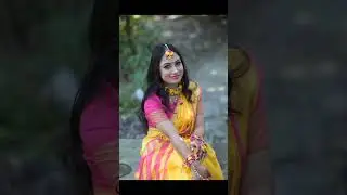 Bengali haldi makeup look❤ #shorts #wedding  #bengaliwedding