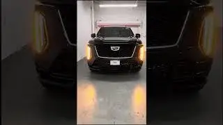 ESCALADE V-SERIES LIGHT SHOW 🤩⚡️ #cadillac #car #escalade #cars #trending #fyp #foryoupage
