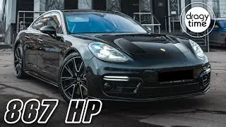 867 HP Porsche Panamera Turbo Stage 3 | Acceleration from 100-200 Km/h