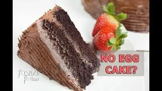 চুলায় তৈরি নরম তুলতুলে চকলেট কেক - ডিম ছাড়া  | Eggless Chocolate Cake | Chocolate Cake without Oven