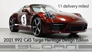 2021 992 C4S Targa Heritage Design Edition 11 delivery miles for sale.