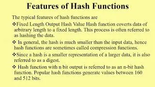 Hash Function in Cryptography(Malayalam)/CS 409 Cryptography and Network Security