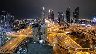 Sheikh zayed road, 4K-Timelapse, Chapter 1