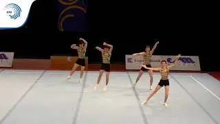 Men's group Belarus &ndash; 2015 Acrobatic junior European bronze medallists, Dynamic