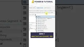 How to use DAX MINX function in Power BI?
