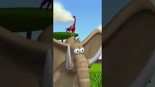 Elefante hace el Skibidi | Gazoon | Gazoon espa&ntilde;ol #shortsfeed #gazoon #funnyanimals #animation