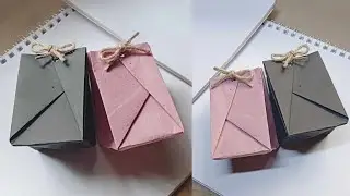 Mini Origami Eid Gift Box 🎁| Eidi Package 📦| Easy Paper Craft | PD'S CRAFT