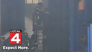 Ann Arbor waste sorting facility fire causes smoke inhalation injury