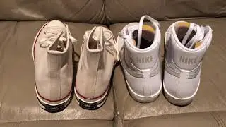 Comparison of CONVERSE CHUCK 70 and  NIKE BLAZER MID 77