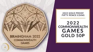 2022 Commonwealth Games Gold Proof 50p Coins