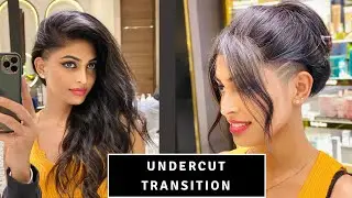 Kerala Model Undercut | Women Haircut | Women Undercut | Indian Girl Undercut Vlog | Women Headshave