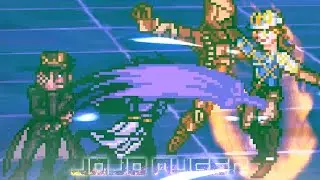Jotaro Kujo vs Diego Brando AU. Jojo Mugen