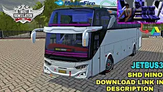 Bussid_ JETBUS3 SHD HINO Update Mod V3.5 | Bus simulator Indonesia Free mod
