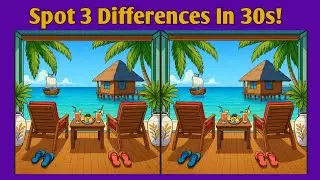 Find 3 Differences Challenge  | Brain Test | Look and Win