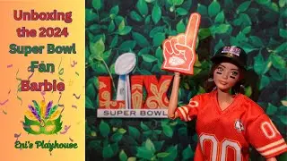 Unboxing the 2024 Super Bowl Fan Barbie!