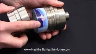 Sprite Shower Filter - High Output Brass Housing Demo