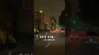 Skid Row in Downtown LA #shorts #explore #roadtrip #losangeles #homeless