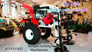 TOP POWER WEEDER || 9 HP ITTALY POWER WEEDER || 67000 RS NexGen Farming Machineries - 8712137637