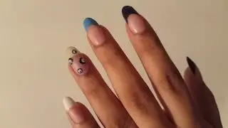 Nail art || Easy nail 🧿 charm.