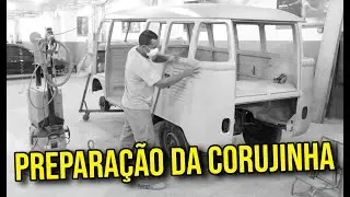PREPARAÇÃO + PINTURA DO INTERIOR DA KOMBI CORUJINHA #EP04