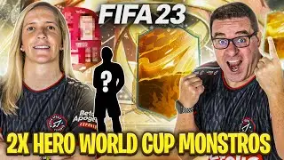 FIFA 23 FUT SAQUEI 2X HERO WORLD CUP MONSTROS Ft. @SilviaSantos8
