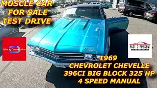 1969 CHEVROLET CHEVELLE TEST DRIVE AT PAST & PRESENT MOTOR CARS