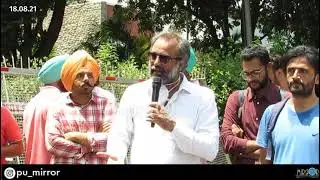 Filmmaker Amitoj Mann's Speech In PU | Panjab University | Senate Elections| Chandigarh