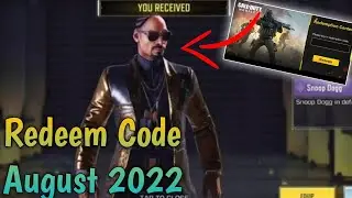 Codm Redeem Code august 2022 | Cod Mobile Redeem Code | Call Of Duty Mobile Redeem Code 2022