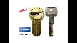 TESA MEGA 6 Lock Picking Spanish cylinder