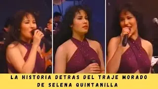 La Historia detr&aacute;s del traje morado de Selena Quintanilla