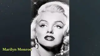 Geniuses of retro life of America. Luxurious life of celebrities. Marilyn Monroe. Sophia Loren.