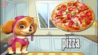 English For Babies - 12 FAST FOOD NAMES - Peppa Pig PJ Masks Paw Patrol Shrek - Learn English Words