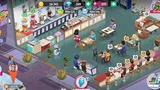 #mycafe#games#android#cookinggames  my cafe level 10 // fun with customers 😍