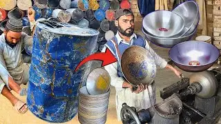 Iron Ghamela Making with Old Oil Metal Drum Sheets | Tagari Making Process | How to Make Ghamela