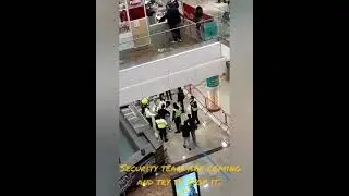 Incidents Happened at Westfield Shopping Center| A young boy with Security guards| Stratford London