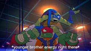 rottmnt: Raph and Leon  moments that have the most sibling energy      #riseofthetmnt #saverottmnt