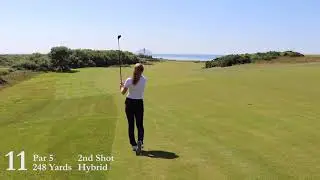 Louise Duncan Takes On The King Robert The Bruce Course's 11th Hole