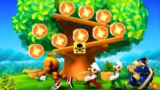 Mario Party Superstars Minigames &ndash; FIRE MODE Mario vs Dark Bowser CHAOS! 💥🔥