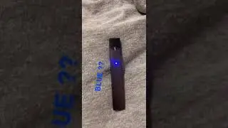 Juul Blinking a BLUE light ?!